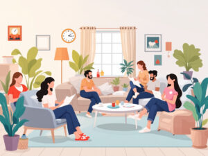 typical day in residential treatment